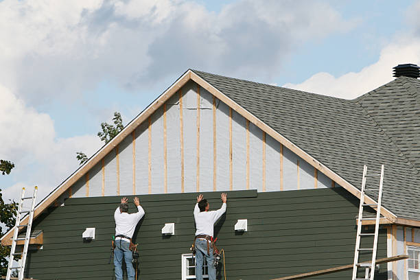 Professional Siding technician working in Camp Dennison, OH